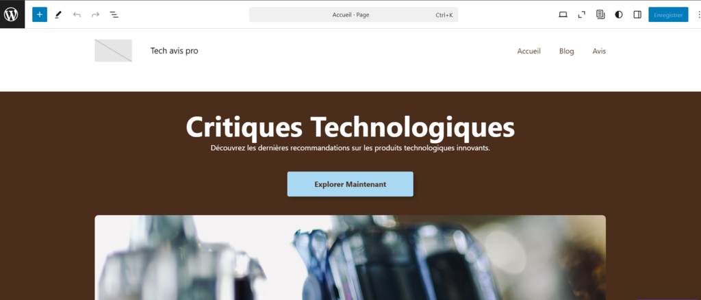 Site de marketing d'affiliation créé par Hostinger