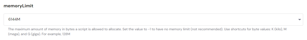 Limite de mémoire PHP dans hPanel de Hostinger