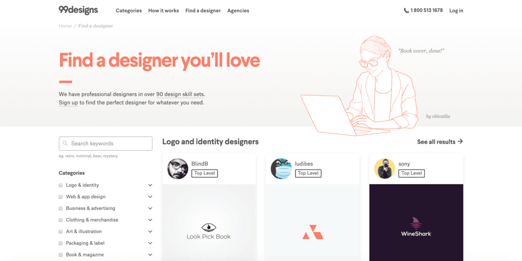 99designs, le site qui permet de gagner de l'argent en tant que designer