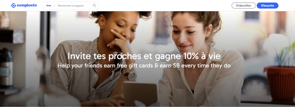 Programme de parrainage Swagbucks