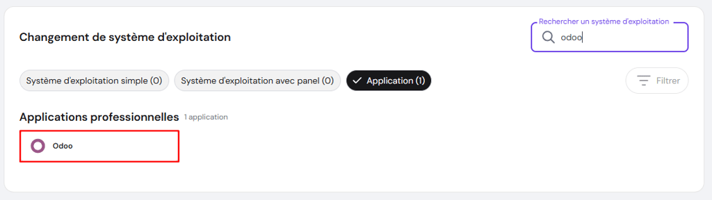 Hostinger propose un modèle Odoo préconfiguré