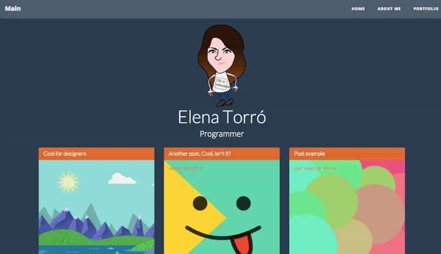 Exemple de thème Ghost Bootstrap