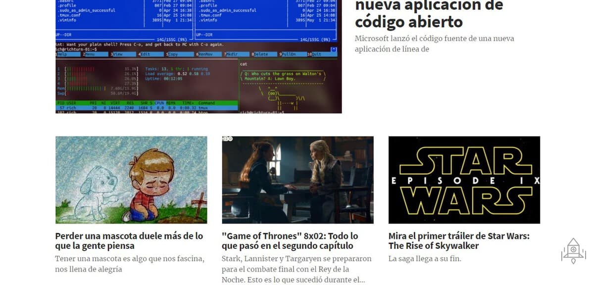 Exemple de thème Ghost Mapache