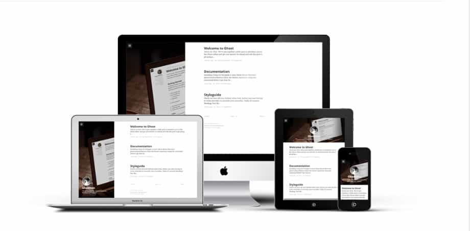 Exemple de thème Ghost Ghostium