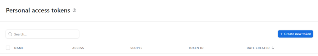 Définir les permissions dans un nouveau jeton Airtable