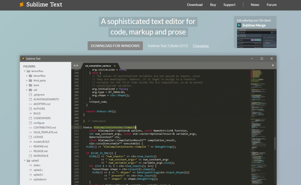 Editeur Sublime Text