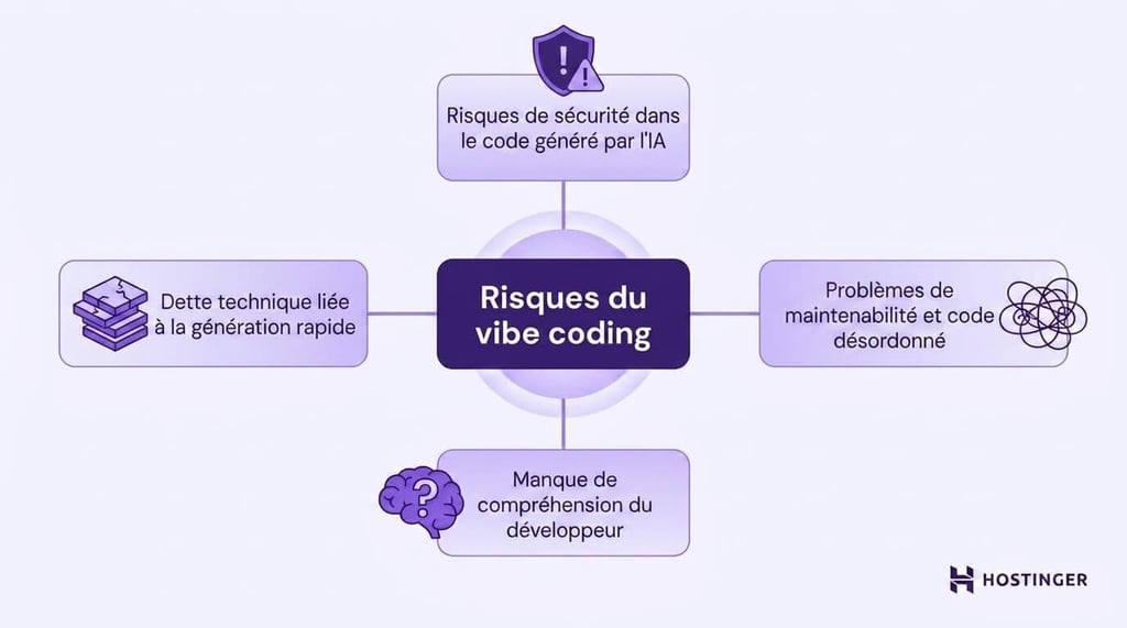 Le vibe coding est-il risqué ? Quatre risques du vibe coding