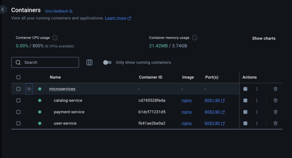 Avec Docker, vous pouvez conteneuriser chaque composant de votre application basée sur des microservices.