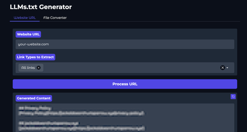 Générateur LLMs.txt de WordLift