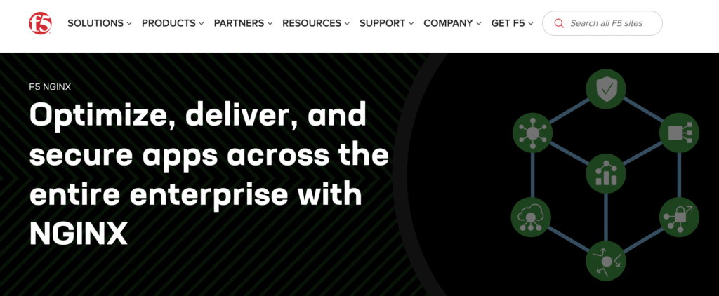 Page produit de F5 NGINX
