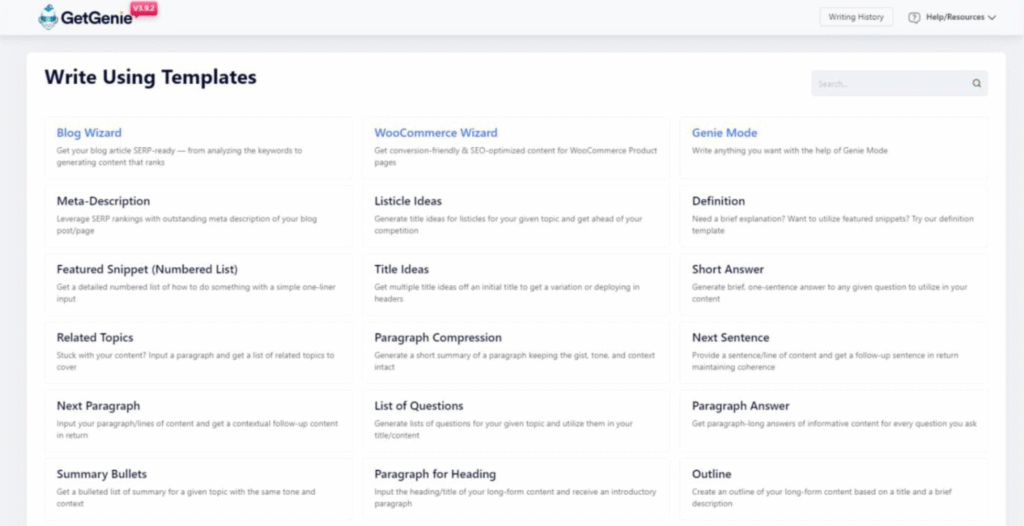getgenie-interface Extension WordPress GetGenie