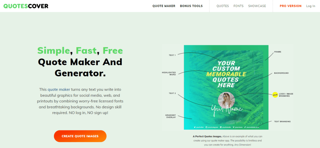 Strona główna strony Quotes Cover