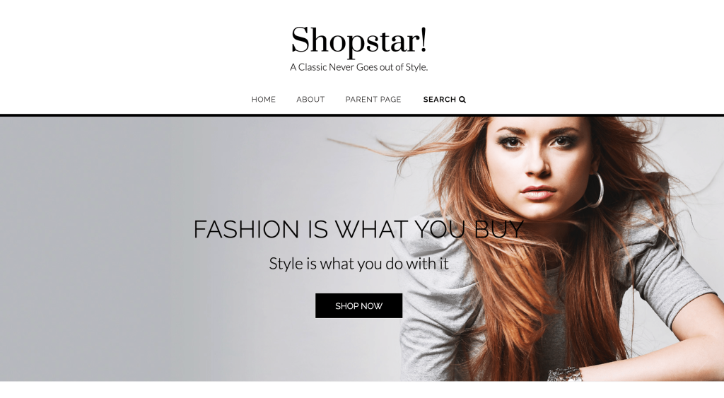Shopstar: motyw WordPress dla WooCommerce idealny dla stron internetowych o modzie