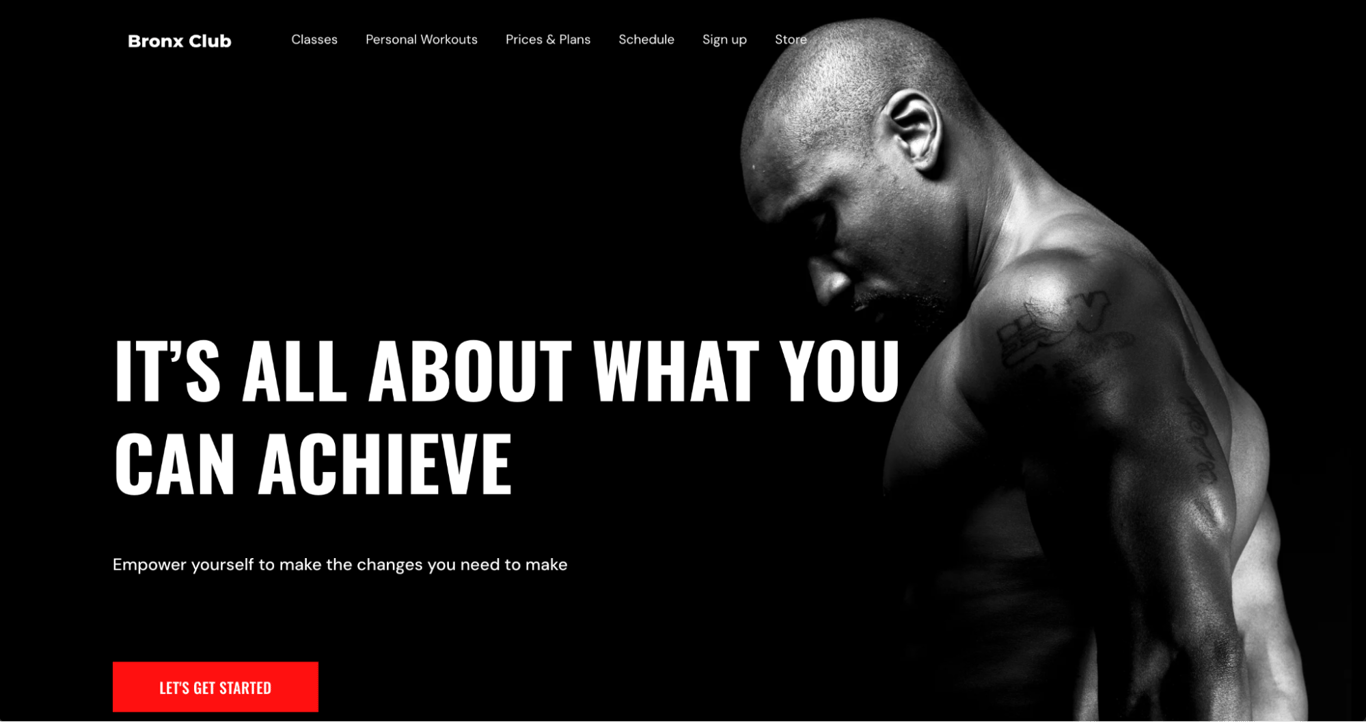 Przykład strony głównej