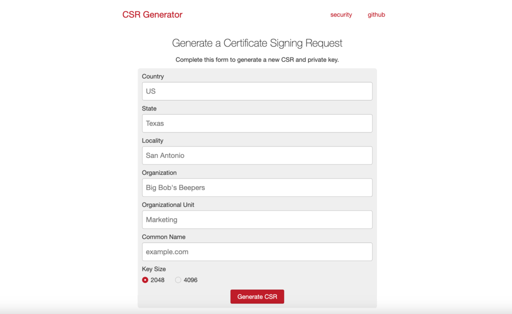 Strona główna CSR Generator