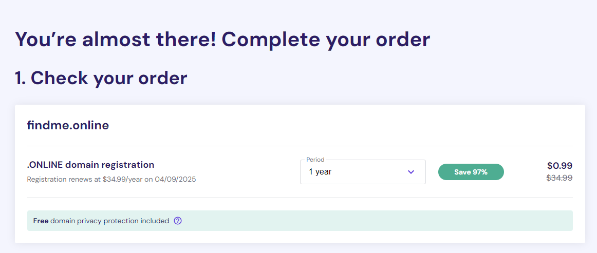 Narzędzie do sprawdzania nazw domen Hostinger