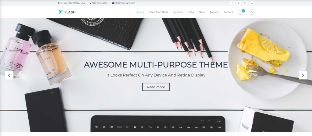 Strona demonstracyjna Flash