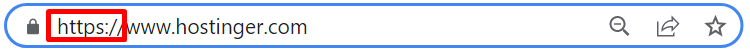 hostinger.com używa protokołu https