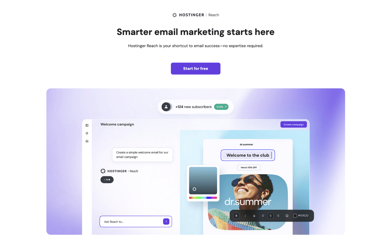 Strona główna Hostinger Reach