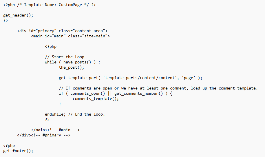 Plik custom page.php