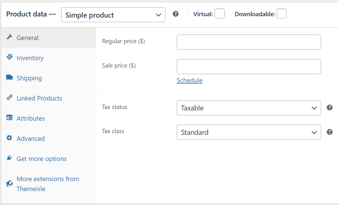 Dane produktu w WooCommerce