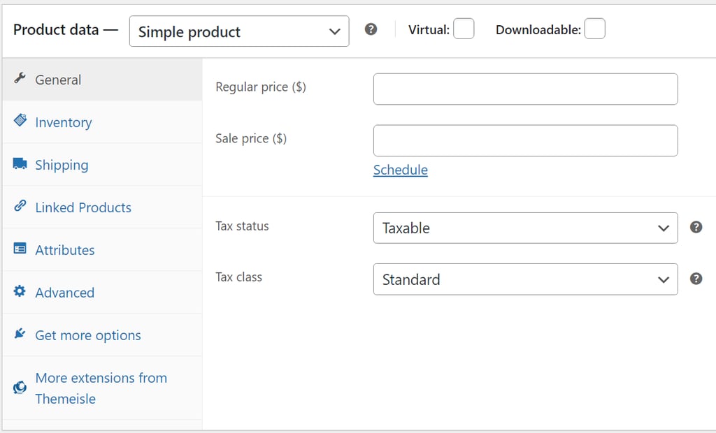 Dane produktu w WooCommerce
