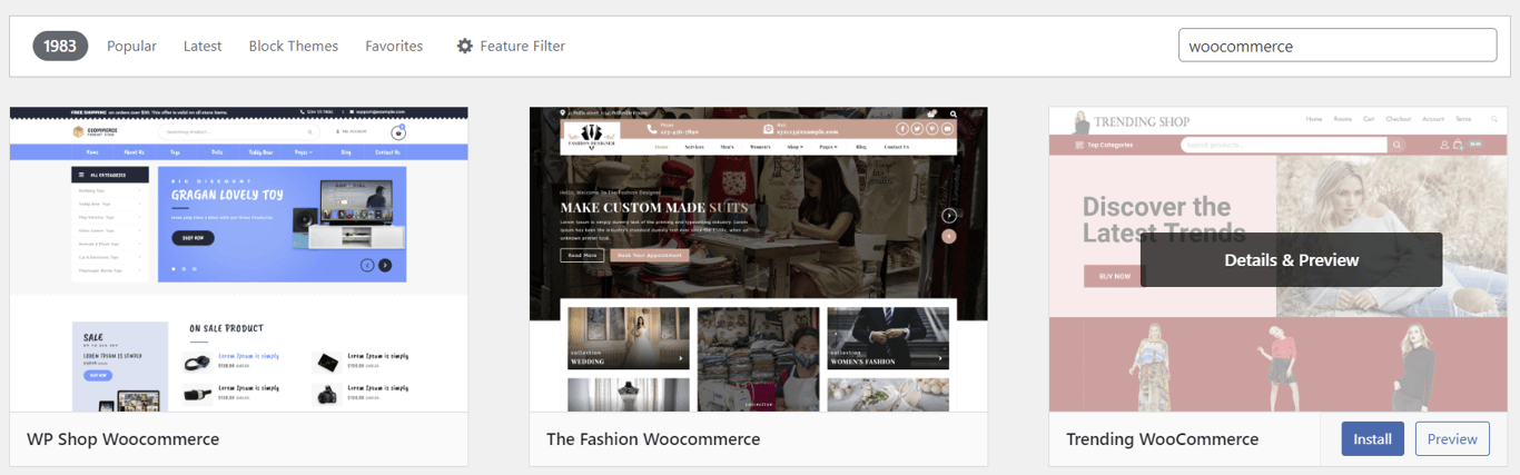 Katalog motywów WordPress