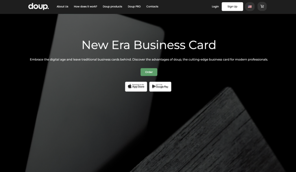 도우프 랜딩페이지