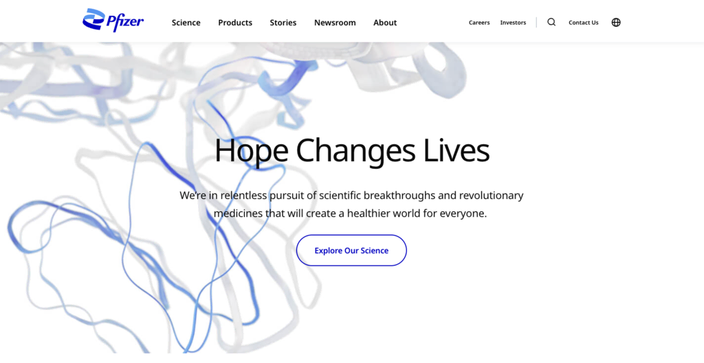 화이자 랜딩페이지