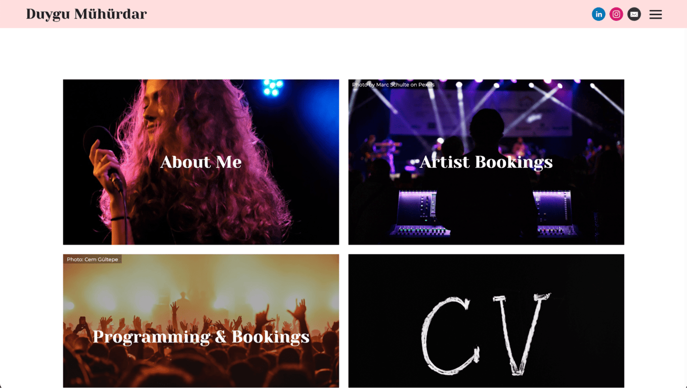 Duygu Mühürdar 홈페이지