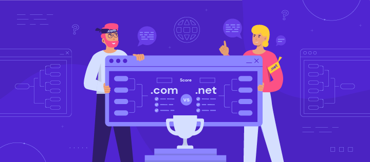 ما الفرق بين .com و .net : الاختلافات الرئيسية بين امتدادات الدومين هذه
