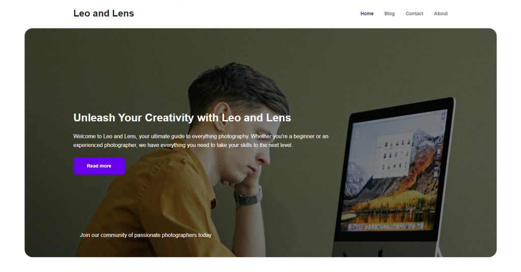 Hostinger blog theme preview