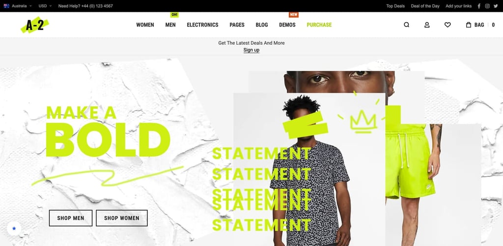 athlete2 magento 2 theme