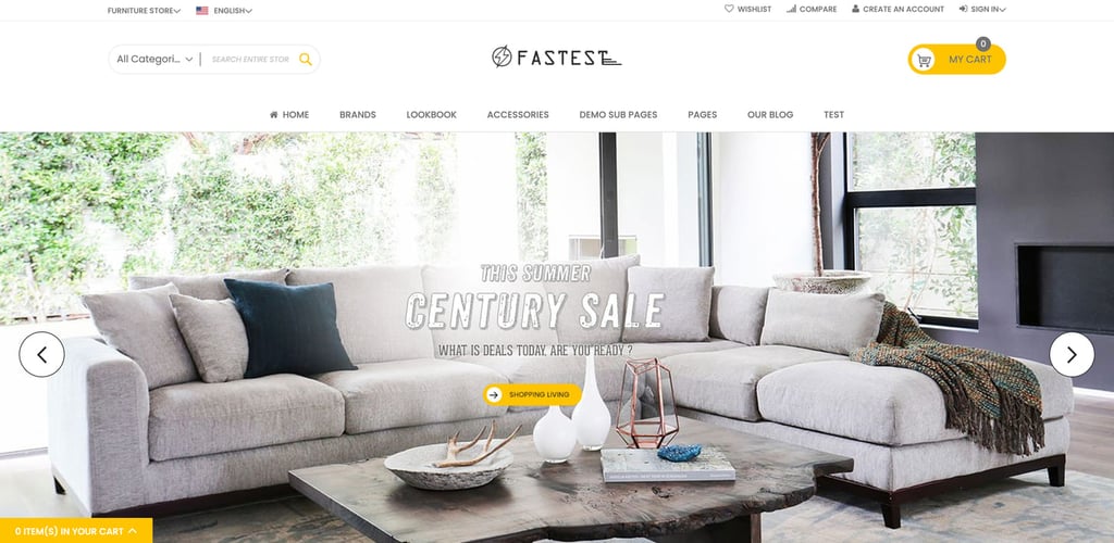 fastest magento 2 theme