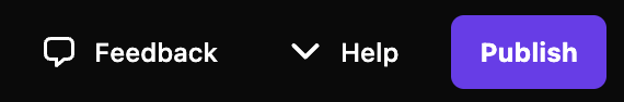 The Hostinger Horizons Publish button