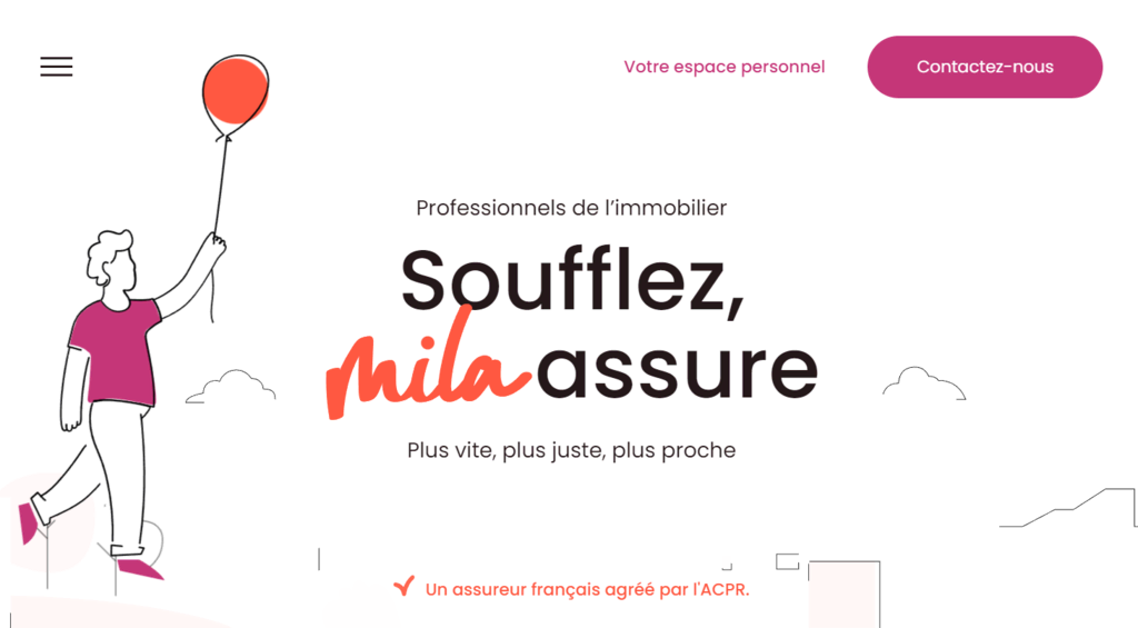 Mila homepage