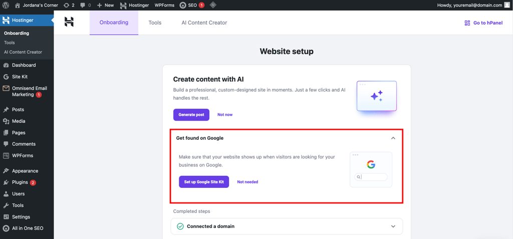Adding a new sitemap to Google Search Console