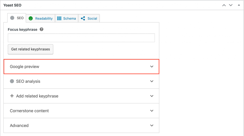 google preview no plugin yoast seo