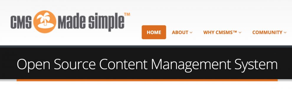 o cms made simple &eacute; uma das alternativas ao wordpress