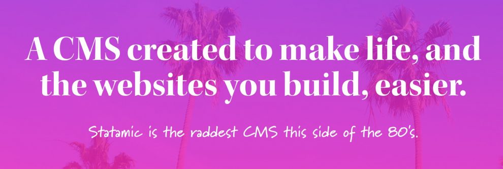 cms Statamic para usar al&eacute;m do WordPress
