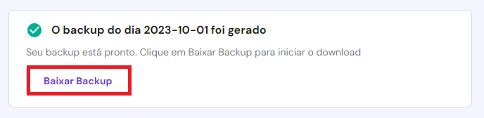backup gerado no hpanel