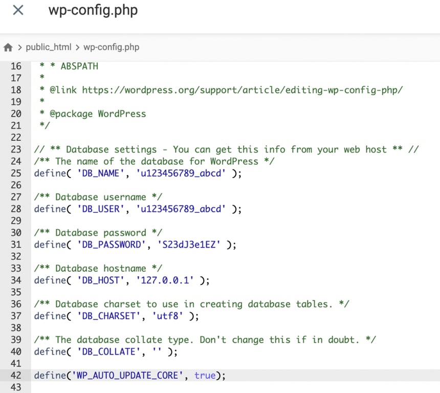 configurando atualiza&ccedil;&otilde;es autom&aacute;ticas do wordpress no wp-config.php