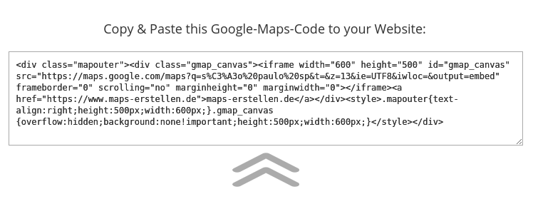 c&oacute;digo html para inserir mapas no seu site wordpress com a ferramenta embed google maps