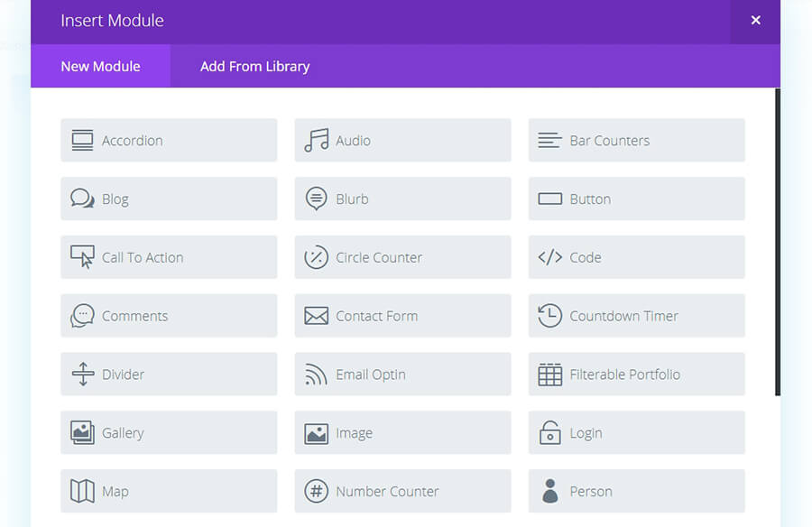 tema premium Divi funciona em m&oacute;dulos
