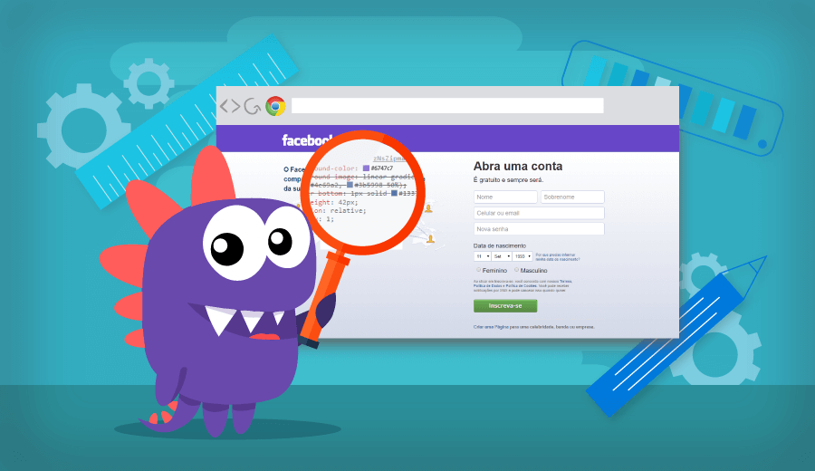 Como inspecionar elemento e alterar estilo da página no Google Chrome