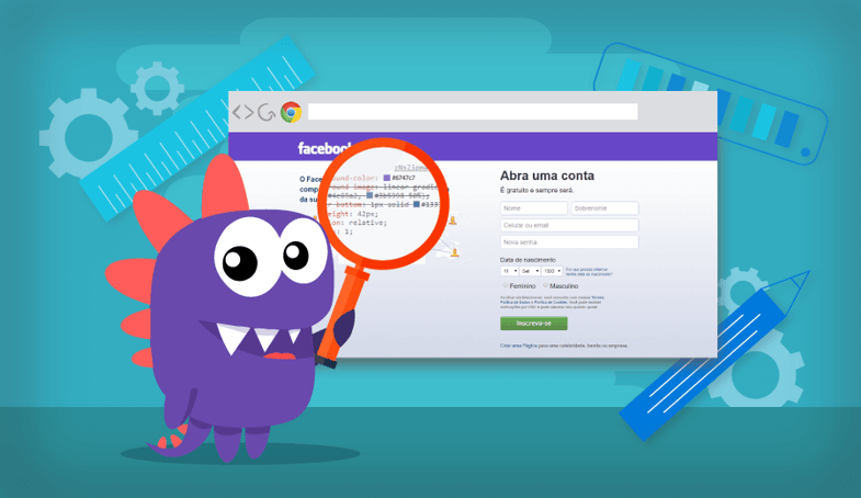 Como inspecionar elemento e alterar estilo da página no Google Chrome
