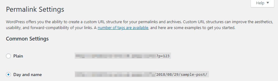configurar permalink do wordpress