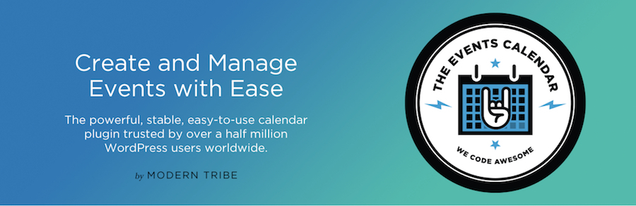 The event calendar wordpress plugin