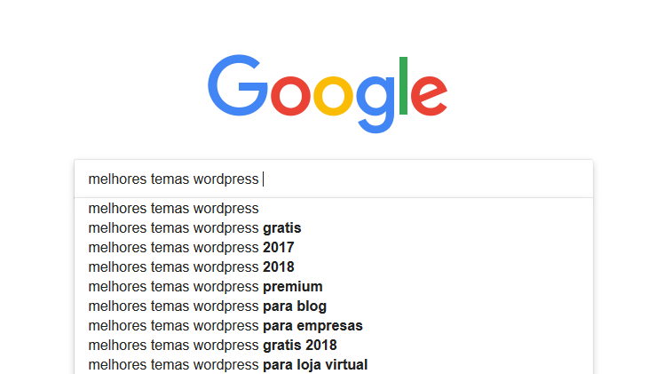 Caixa de pesquisa do google sugerindo outras op&ccedil;&otilde;es com o AJAX web