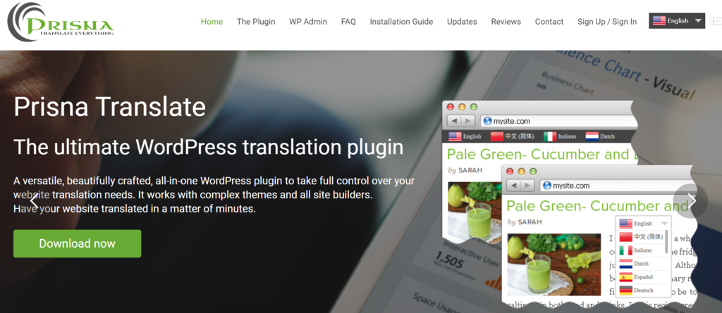 p&aacute;gina inicial do plugin wordpress prisna gwt
